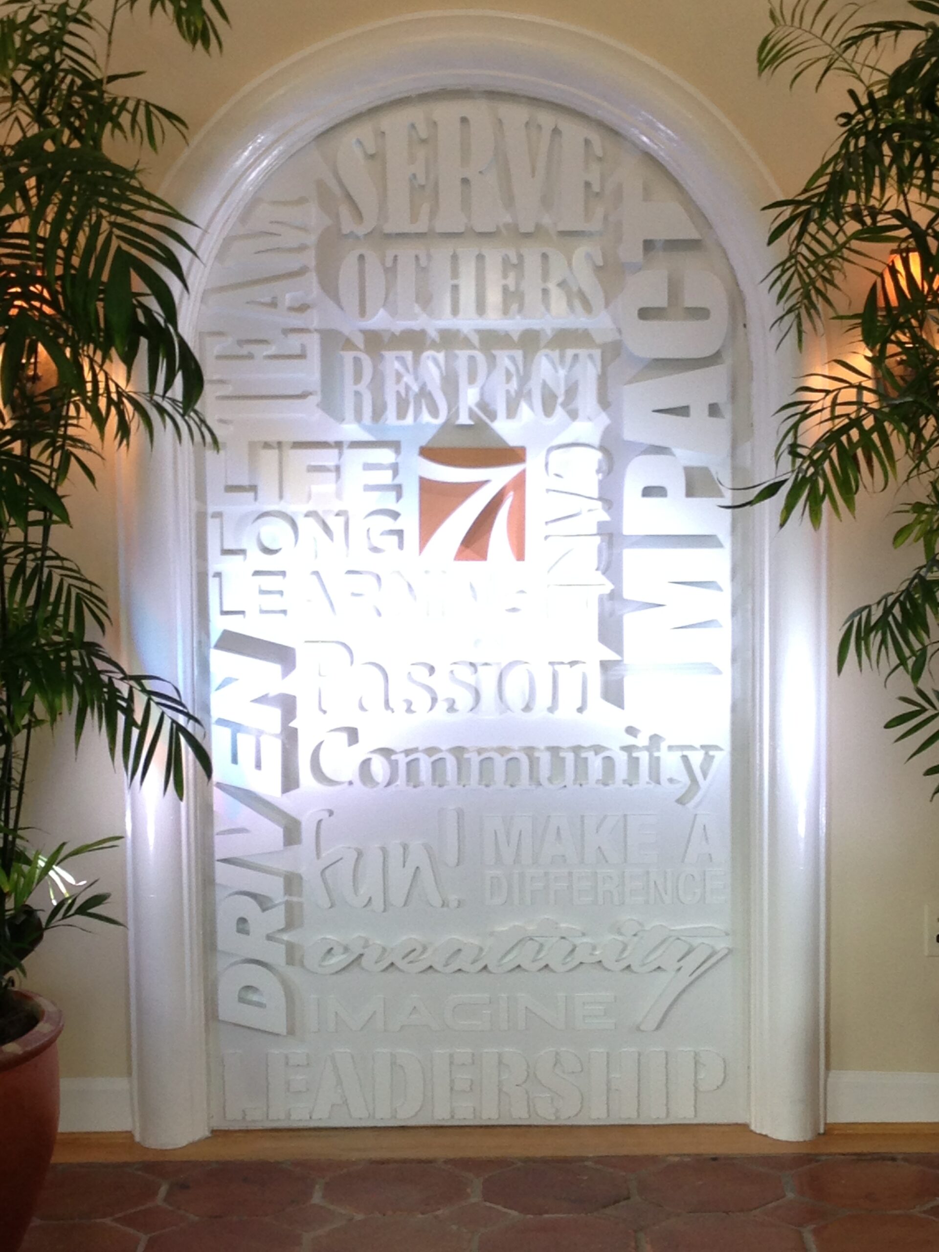 7th Point vision statement sign