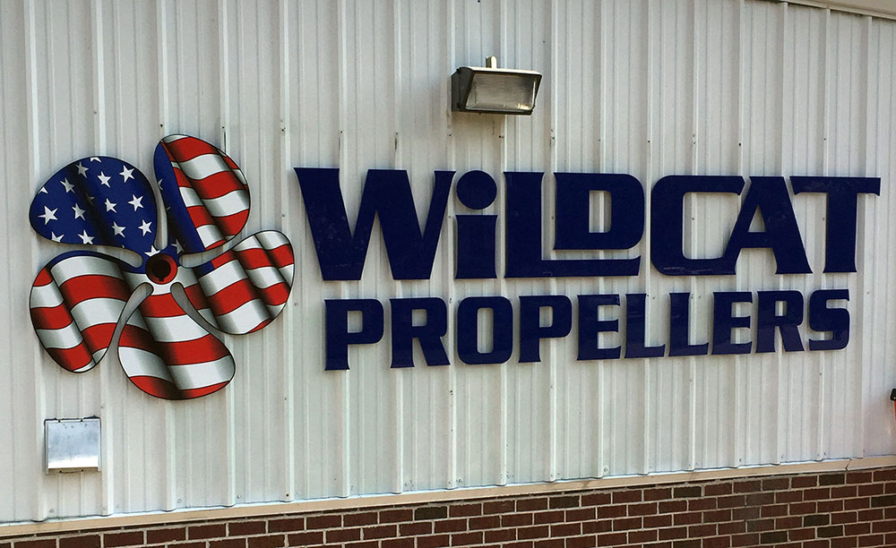 Wildcat Propellers building signage