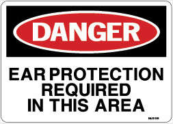 Danger - Ear Protection Required